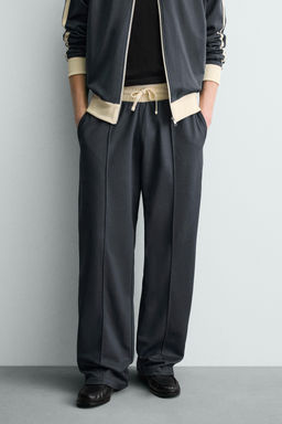 WIDE-LEG JOGGER TROUSERS WITH SIDE TAPING - Zara фото 21