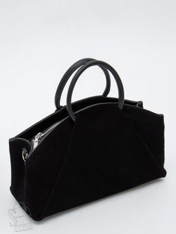 Сумка женская кожаная 1126MF black Polina&Eiterou