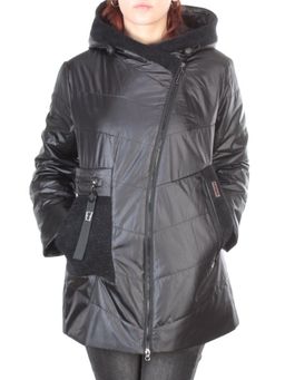 22-307 BLACK Куртка демисезонная женская AKiDSEFRS (синтепон 100 гр.) - Фабричный китай фото 2