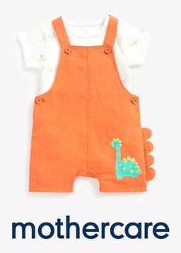 Mothercare / Комплект детский полукомбинезон/боди