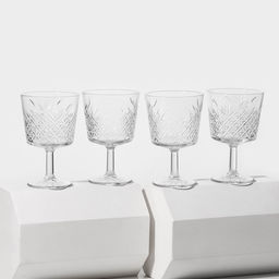 Бокалы для вина Paşabahçe Timeless, 260 мл, набор 4 шт., стекло, прозрачные