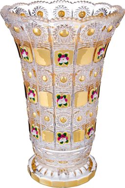 ВАЗА LEFARD GOLD GLASS ДИАМЕТР=17 СМ. ВЫСОТА=25 СМ.