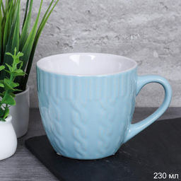 Кружка 230 мл / 44811B /уп 6/ Косичка