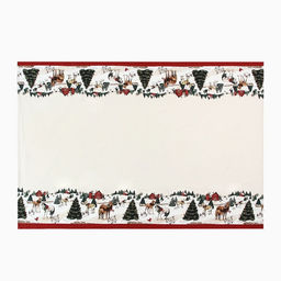 Скатерть новогодняя «Этель» New Year&apos;s farm, 110×149 см, 100% хлопок, саржа 190 г/м²