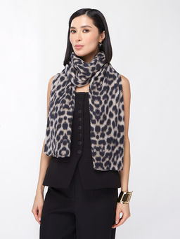 Большой, мягкий, тонкий и очень нежный двусторонний палантин с рисунком - Tantino фото 11