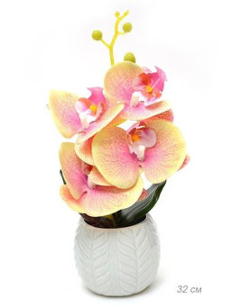Цветочная композиция Орхидея 32 см / 0213-143 /уп 36/ - Галеонтрейд фото 6