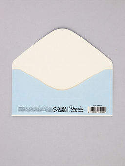 Цена за 10 шт. Конверт для денег «С Днём рождения!», праздничный торт, 16,5 х 8 см