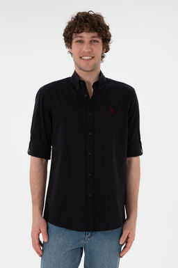 Erkek Siyah Uzun Kollu Basic G_mlek Sepette S_rpriz _ndirim