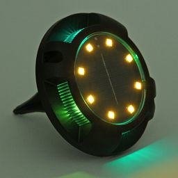 Цена за 4 шт. Фонарь садовый "Streetlight" 12 см, d=11 см, на солнечной батарее, Мультицвет