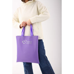 Сумка-шопер Dreams come true, блёстки, без молнии, без подкладки, цвет сиреневый - Nazamok фото 10