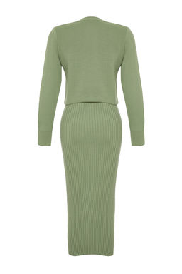Mint 2li Midi Triko Basic H?rkal? Elbise TWOSS23EL00738