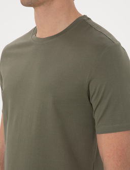 Haki Slim Fit Merserize Basic Ti__rt - Pierre cardin фото 7