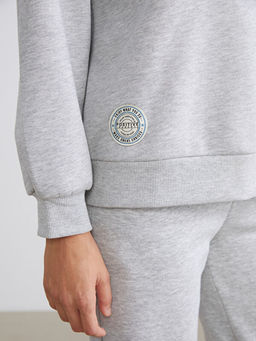 Nak??l? Oversize Kad?n Kal?n Hoodie