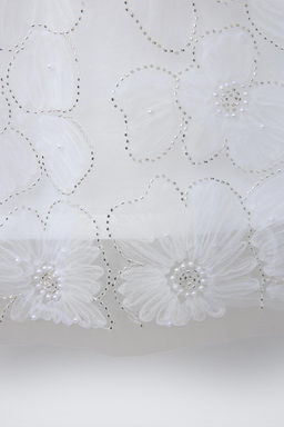 TULLE DRESS WITH BEADING - Zara фото 4