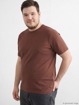 Bisiklet Yaka Penye Erkek Ti??rt