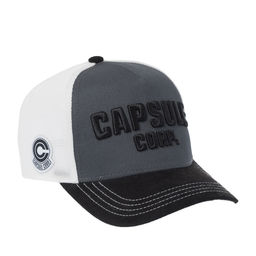 Бейсболка CAPSLAB арт. CL/DBZ10/1/PCT/CAP Dragon Ball Capsule Corp. (серый / черный)  фото 4