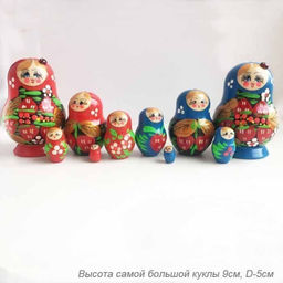 Матрешка Клубничка малая 5 кукольная / 10171 / - Галеонтрейд фото 2