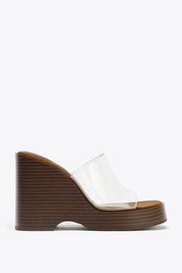 VINYL WEDGE - Zara фото 9