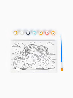 Картина по номерам «Закат в пустыне», 21×15 см