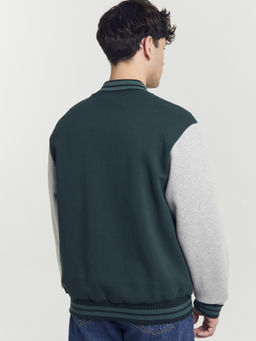 Жакет мужской в темно-зеленом цвете с печатью т.зеленый +печать 121187 - Mark formelle фото 6