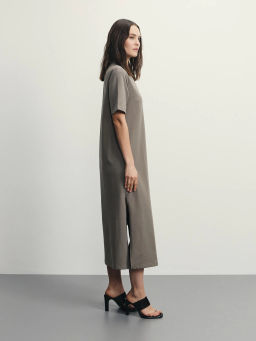 Платье-футболка из хлопка / Zarina  фото 3