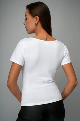 Женская футболка с глубоким вырезом Happyfox - Happy fox фото 6