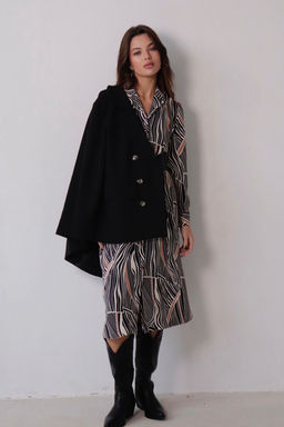 Платье-рубашка с английским воротником принт - Martichelli фото 227