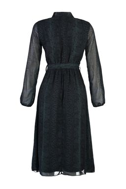 TRENDYOLMILLA Zumrut Yesili Baglama Detayl? Dokuma K?sl?k Elbise TWOAW21EL0458  фото 13