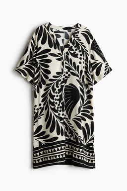 Vestido t?nica de viscosa
