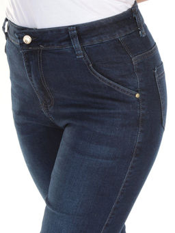 6626 DK. BLUE Джинсы зауженные женские ZAL