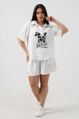 Комплект (рубашка+шорты) с печатью 52469