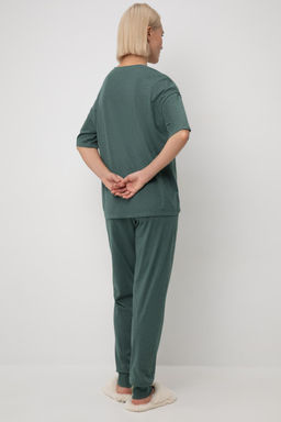 Е 20144/голубая ель пижама жен