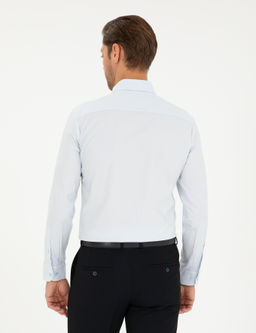 A__k Mavi Slim Fit Uzun Kollu G_mlek - Pierre cardin фото 5