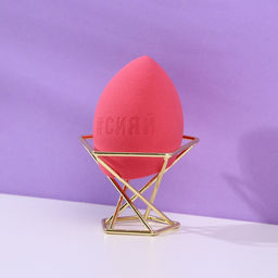 Спонж скошенный Ideal Face на металлической подставке для сушки и хранения - Beauty fox фото 2