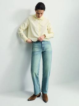 Рубашка прямого кроя с рюшами / Zarina