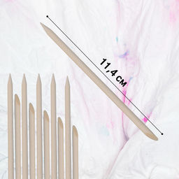 Цена за 5 шт. Апельсиновые палочки для маникюра, 11.4 см, 10 шт.