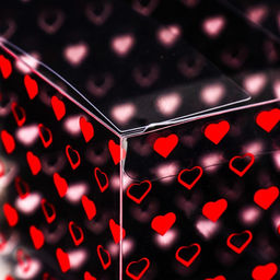 Цена за 5 шт. Складная коробка из PVC Сердечки, 11 x 11 x 11 см - UPAK LAND фото 6