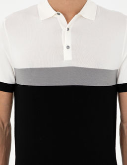 Черный зауженный свитер