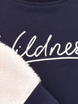 Платье из футера UD 6843 т.синий - Mini maxi фото 3