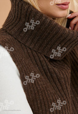 Воротник из 100% монгольской шерсти (арт. 05128)