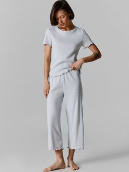 Комплект домашний женский серый