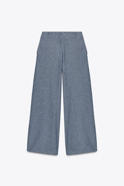 ZW COLLECTION RELAXED TROUSERS - Zara фото 14