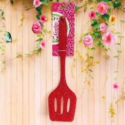 Цена за 2 шт. Лопатка кухонная силиконовая "Bon appetit" с прорезями