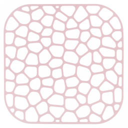 Решетка для раковины пластмассовая 30х30см, полиэтилен, цвета микс (Россия)