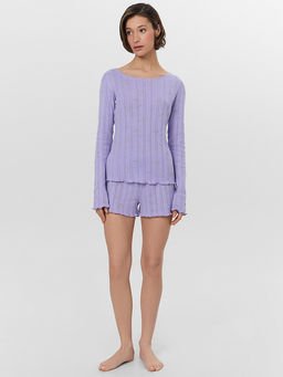 КОМПЛЕКТ ЖЕНСКИЙ (ДЖЕМПЕР, ШОРТЫ)