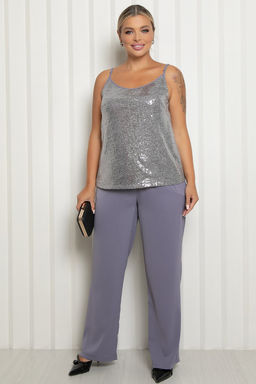 Костюм П-2214/4 Цвет:серый - Леди агата фото 7