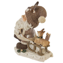 Фигурка декоративная "Дед Мороз", L11,5 W7 H12 см, 2в.