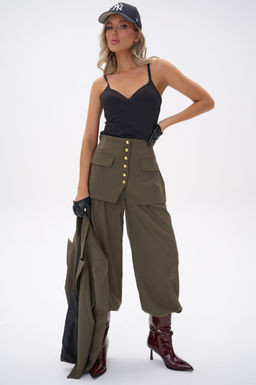 Костюм  тройка Мэдди (хаки)