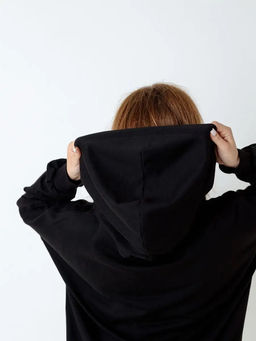 Толстовка худи с модным корейским жестом Я тебя люблю Арт. 1025