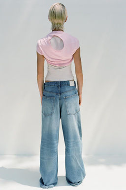 SLIM FIT SHORT SLEEVE T-SHIRT - Zara фото 4
